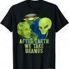 Fauci Alien UFO Outer Space Funny Conservative Anti Fauci T-Shirt