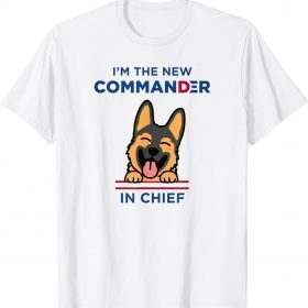 2022 Dog Is New President In Chief Funny Anti Biden T-Shirt