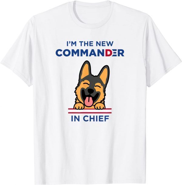 2022 Dog Is New President In Chief Funny Anti Biden T-Shirt