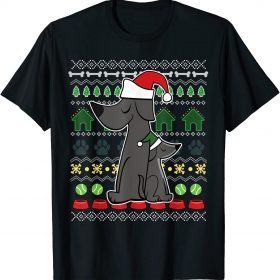 Dog Lover Ugly Sweater Christmas design Unisex T-Shirt