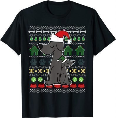 Dog Lover Ugly Sweater Christmas design Unisex T-Shirt