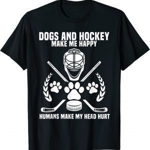 Classic Hockey Makes Me Ice Hockey Happy Player Gift Penalty Box T-Shirt