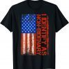 Vintage America Flag I Identify As Non Bidenary Anti Liberal Gift TShirt