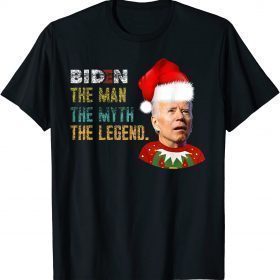 Official Joe Biden For Resident The Man The Myth The Legend Chrismas T-Shirt