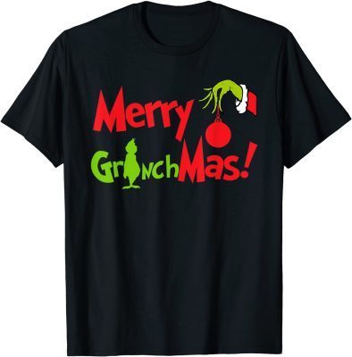 Merry Grinchmas Christmas Family Official Tee Shirts