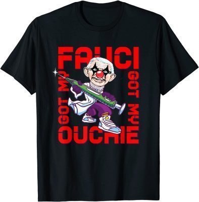 Fauci Ouchie Clown Valentine Science FAUCH Valentine Day Official T-Shirt
