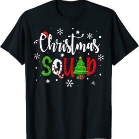 2022 Christmas Squad Funny Family Matching Pajamas Boys Girls T-Shirt