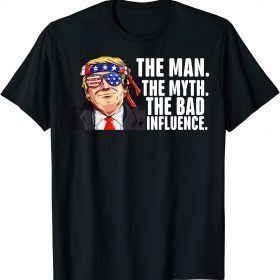 Trump Costume Political USA Flag Sunglasses Democrat Gift T-Shirt