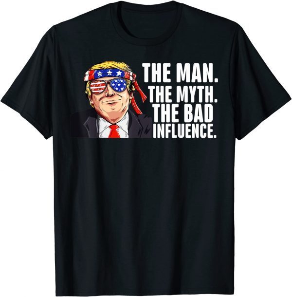 Trump Costume Political USA Flag Sunglasses Democrat Gift T-Shirt