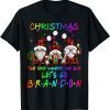 Christmas 2021 Let's Go Branson Brandon Gnome Christmas T-Shirt