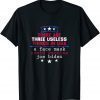 T-Shirt Mens Useless Things Vaccine Biden Stars Grunge Distressed