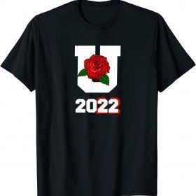 Funny Salt City Utah Rose Block U Football 2022 T-Shirt
