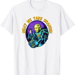 Fauci Alien UFO Outer Space Funny Conservative Anti Fauci 2022 T-Shirt
