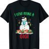I Love Being A GiGi Snowman Christmas Funny Xmas T-Shirt