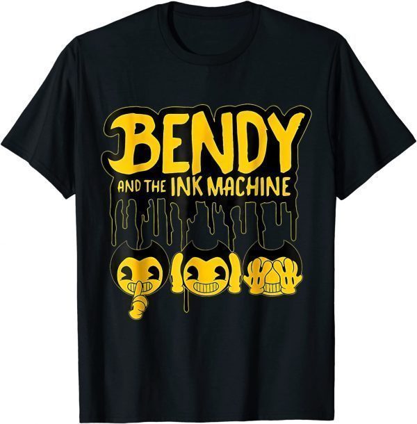 Funny Merry Christmas Bendy And The Inks Machine T-Shirt