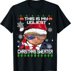 This Is My Ugliest Let's Go 2024 Brandon Christmas Sweater Classic Shirts