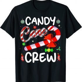 Candy Lover christmas Candy Cane Crew Funny X-mas holiday T-Shirt