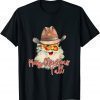 Santa Claus Merry Christmas Y'all Western Country Cowboy Funny T-Shirt