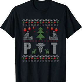 PT Physical Therapist Ugly Christmas Sweater Therapy Medical Classic T-Shirt