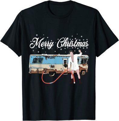 Official Eddie, Shitter Was Full Christmas Funny Camping T-Shirt