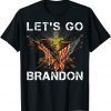 2022 Let's Go Branson Anti Brandon Christian Cross Costume Eagle Funny TShirt