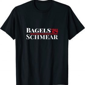 Vote Bagels And Schmear Political 2024 Presidential Election TShirt