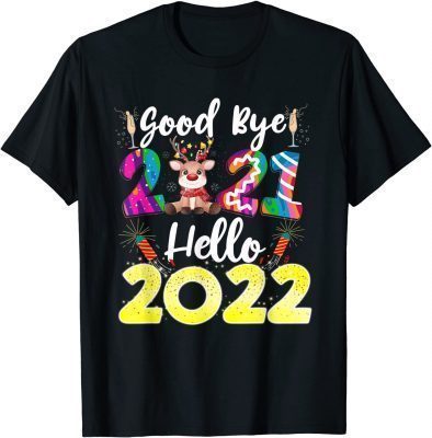 New Years Eve Goodbye 2021 Pajama Family Happy New Year Gift T-Shirt