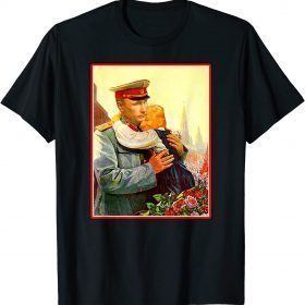 Trump Baby with Putin Soviet Propaganda Poster 2022 T-Shirt