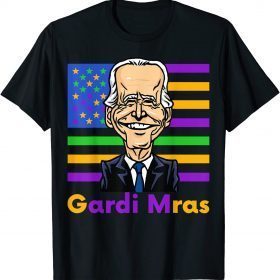 Funny Biden Liberal US Flag Mardi Gras Carnival Parading TShirt