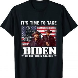 Its Time To Take Biden To The Train Station Funny T-Shirt