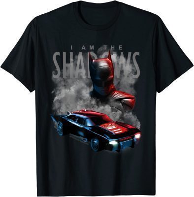 The Batman Batman and Batmobile 2022 T-Shirt