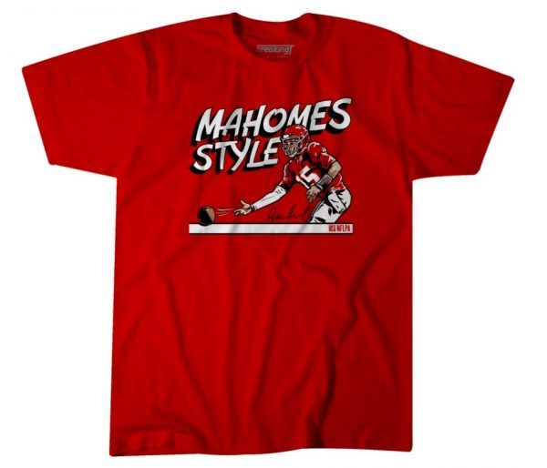 OFFICIAL PATRICK MAHOMES: MAHOMES STYLE TSHIRT