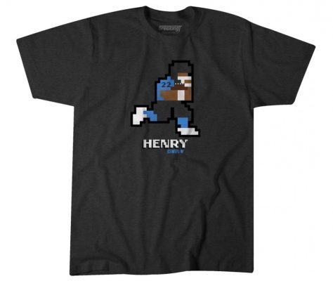 DERRICK HENRY 8-BIT 2022 UNISEX TSHIRT