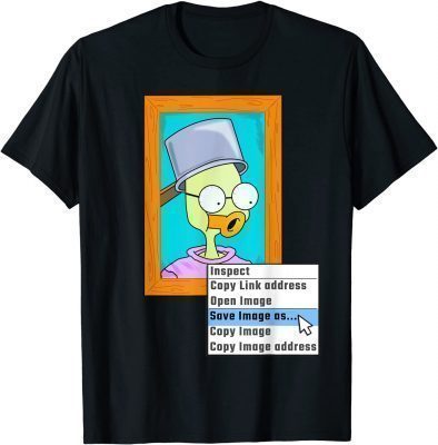 Official NFT Right Click Save As Meme Funny Crypto Currency Shirts