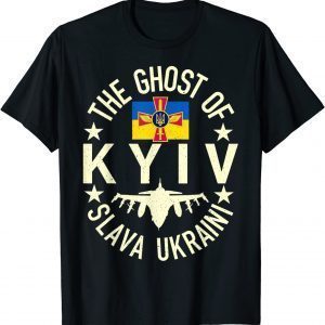 The Ghost of Kyiv, I Stand With Ukraine, Support Ukraine Tee T-Shirt