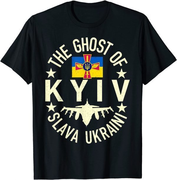 The Ghost of Kyiv, I Stand With Ukraine, Support Ukraine Tee T-Shirt