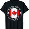 Canada Flag Freedom Convoy 2022 Canadian Trucker Maple Leaf T-Shirt