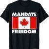 Canada Freedom Convoy 2022 Canadian Truckers Support 2022 TShirt