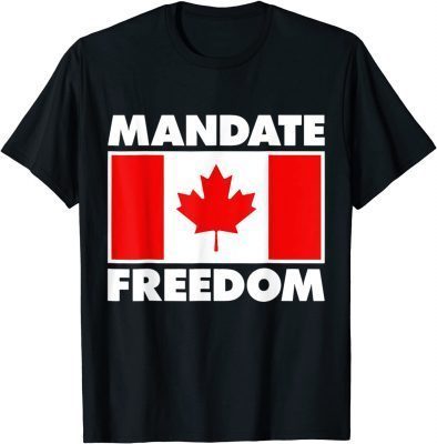 Canada Freedom Convoy 2022 Canadian Truckers Support 2022 TShirt