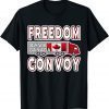 Canada Freedom Convoy 2022 Canadian Truckers Support Tee Shirts