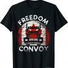 Canada Freedom Convoy 2022 Canadian Truckers Support TShirt