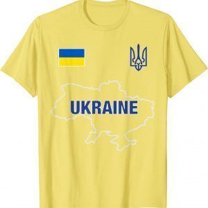 Ukraine 2021 National Football Team Soccer Ukrainian Fan T-Shirt