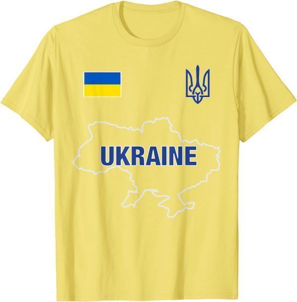 Ukraine 2021 National Football Team Soccer Ukrainian Fan T-Shirt