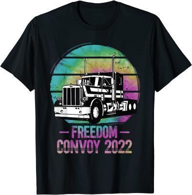 Freedom Convoy 2022 Support Canadian Truckers Mandate Truck T-Shirt