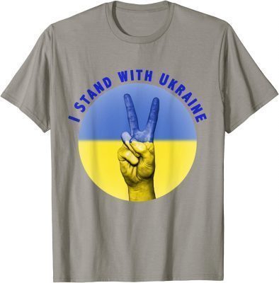 I Stand with Ukraine Ukrainian Flag Ukrainians Puck Futin Unisex T-Shirt