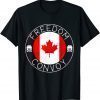 T-Shirt Canada Flag Freedom Convoy 2022 Canadian Trucker Maple Leaf