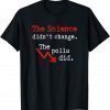 Anti Biden The Science Didn't Change, The Polls Did Tee Shirt
