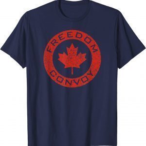 CLASSIC FREEDOM CONVOY 2022 CANADIAN MAPLE LEAF TRUCKER TEES SHIRTS