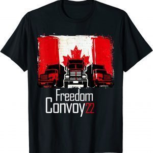 Canada Freedom Convoy 2022 Flagge der kanadischen T-Shirt
