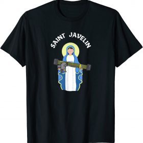 Saint Javelin I Stand With Ukraine Ukrainian Country Support T-Shirt